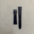 Strap PP Navy Blue Pin Leather Alligator (Shiny) - Sq scales [NPD] 18x14 mm Regular