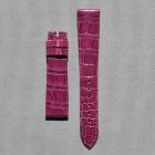 Strap PP Royal Purple Pin Leather Alligator (Shiny) - Sq scales [PDD] 17x14 mm Regular