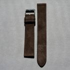 Strap NO Brown Leather Velour 19x18 mm Long