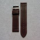 Strap NO Brown Leather Shell Cordovan 18x16 mm Extra Short