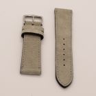 Strap NO Grey Leather Velour 18x16 mm Extra Short