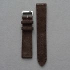 Strap NO Brown Leather Velour 18x16 mm Long