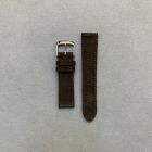 Strap NO Brown Leather Velour 17x16 mm Extra Short