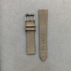 Strap NO Beige Leather Velour 17x16 mm Short