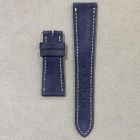 Strap PP Navy Blue (Off White Stitch) Dep Calf Leather Nubuck [PDD] 20x16 mm Short