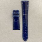Strap PP Dark Blue Dep Leather Alligator (Shiny) - Sq scales [PDD] 20x16 mm Regular