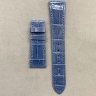 Strap PP Peacock Blue Dep Leather Alligator (Shiny) - Sq scales [PDD] 20x16 mm Short