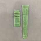 Strap PP Pale Green Dep Leather Alligator (Shiny) - Sq scales [PDD] 20x16 mm Short