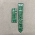 Strap PP Turquoise Green Dep Leather Alligator (Shiny) - Sq scales [PDD] 20x16 mm Short