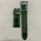 Strap PP Bottle Green Dep Leather Alligator (Shiny) - Sq scales [PDD] 20x16 mm Regular