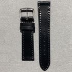 Strap NO Black Leather Shell Cordovan 17x16 mm Extra Short