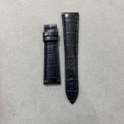 Strap BR Dark Blue Leather Alligator (Matt) - Sq scales [PDD] 21x16 mm Regular