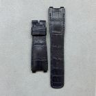Strap BR Navy Blue MARINE2 Leather Alligator (Matt) - Sq scales [PDD] 24x20 mm Regular