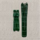 Strap BR Bottle Green MARINE2 Leather Alligator (Shiny) - Sq scales [PDD] 22x18 mm Regular