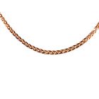 Chain Wheat Link LL 18k Rose Gold 18" 2.10 g