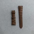 Strap PP Brown Gradient 5177G-022 Pin Leather Alligator (Matt) - Sq scales [PDD] 21x16 mm Regular