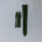 Strap PP Olive Green (Off White Stitch) Dep Calf Leather (Shiny) [PDD] 20x16 mm Short