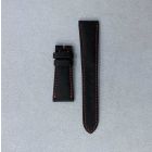 Strap PP Black (Red Stitch) Dep Calf leather (Matt) - Fabric Pattern [PDD] 20x16 mm Short