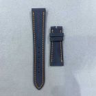 Strap PP Navy Blue (Orange Stitch) Dep Calf Leather (Suede) - [PDD] 19x16 mm Short