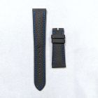 Strap PP Black (Royal Blue Stitch) Dep Calf Leather (Matt) - Grained [PDD] 19x16 mm Short