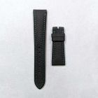 Strap PP Black (Emerald Green Stitch) Dep Calf leather (Matt) - Grained [PDD] 19x16 mm Short