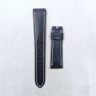 Strap PP Navy Blue (White Stitch) Dep Calf Leather (Shiny) [PDD] 19x16 mm Regular
