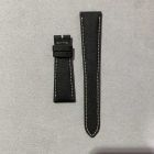 Strap PP Black (Off White Stitch) Dep Calf leather (Matt) - Fabric Pattern [PDD] 21x16 mm Regular