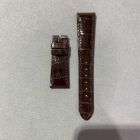 Strap PP Chocolate Brown Dep Leather Alligator (Shiny) - Sq scales [PDD] 20x16 mm Short