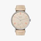 LUDWIG NEOMATIK CHAMPAGNE Ref. 283| Cowhide Leather Remborde Natural Finish Strap