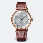 Classique 5177 | Rose Gold | Dark Brown Leather Strap