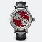 Double Tourbillon 5347 | Platinum | Black Leather Strap