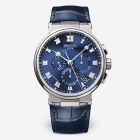 Marine Chronographe 5527 | Titanium | Leather Strap