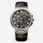 Marine Chronographe 5527 | Titanium | Leather Strap | Slate Grey Dial