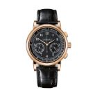 1815 CHRONOGRAPH With Pink Gold Case And Black, Alligator Leather Strap