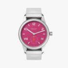 Club Campus Deep Pink Ref. 711 | Bracelet Sport Strap | Stainless Steel Back