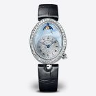 Reine de Naples 8909 | White Gold | Leather Strap