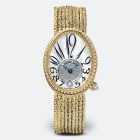 Reine de Naples 8918 | Yellow Gold | Bracelet Strap | Silver Dial