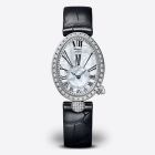 Reine de Naples 8928 | White Gold | Leather Strap | Arabic Numerals 