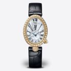 Reine de Naples 8928 | Yellow Gold | Leather Strap | Arabic Numerals 