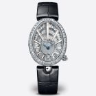 Reine de Naples 8939 | White Gold | Leather Strap 