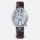 Reine de Naples 8967 | Steel | Dark Brown Strap