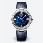 Marine Dame 9517 | Steel | Leather Strap