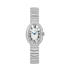Mini Baignoire | Mini model, quartz movement, white gold, diamonds