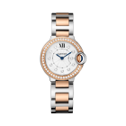 W3BB0025 Ballon Bleu de Cartier | 28 mm, 18K rose gold, steel, diamonds