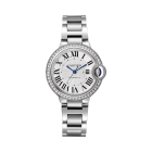 W4BB0023 Ballon Bleu de Cartier | 33 mm, mechanical movement with automatic winding, steel, diamonds