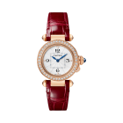 WJPA0017 Pasha de Cartier | 30 mm, high autonomy quartz movement, rose gold, diamonds, interchangeable leather straps