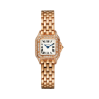 WJPN0020 Panthère de Cartier | Mini model, quartz movement, rose gold, diamonds