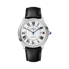 WSRN0032 Ronde Must de Cartier | 40 mm, automatic movement, steel, strap made without animal materials