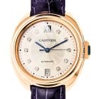 WJCL0032 Clé de Cartier l Automatic, Rose Gold, Leather Strap