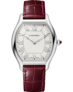 CRWGTO0008 Tortue | Manual movement | platinum | leather straps